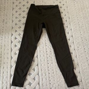 Dark Green Lululemon Align Leggings